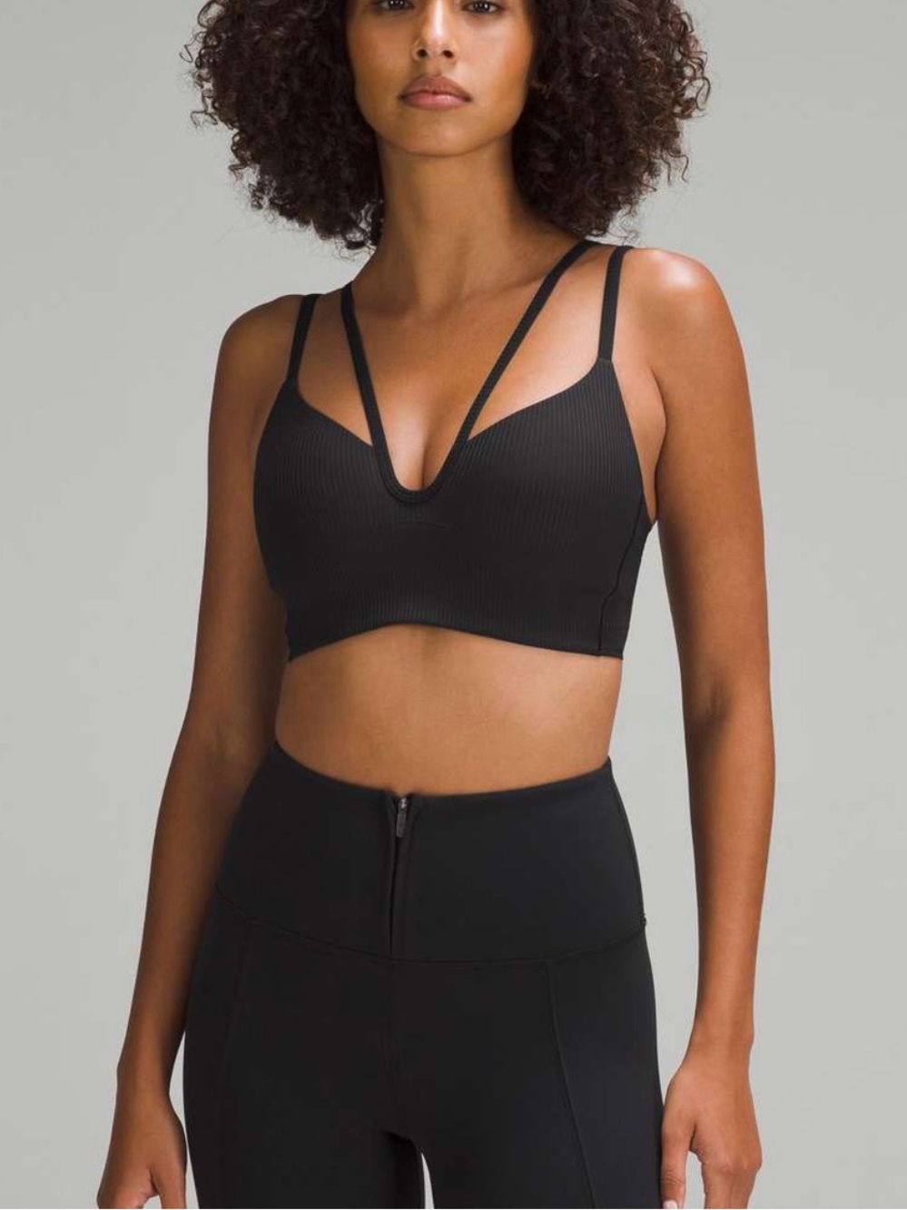 NWOT [Size 6] - Lululemon Like a Cloud Strappy Longline Ribbed Bra